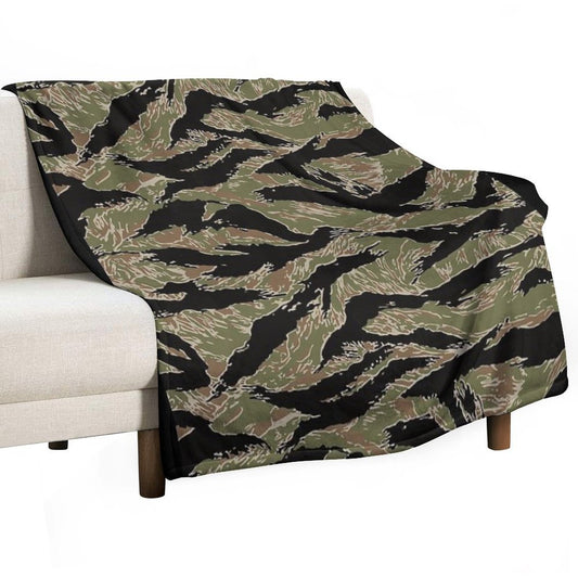 Tigerstripe Camo Throw Blanket