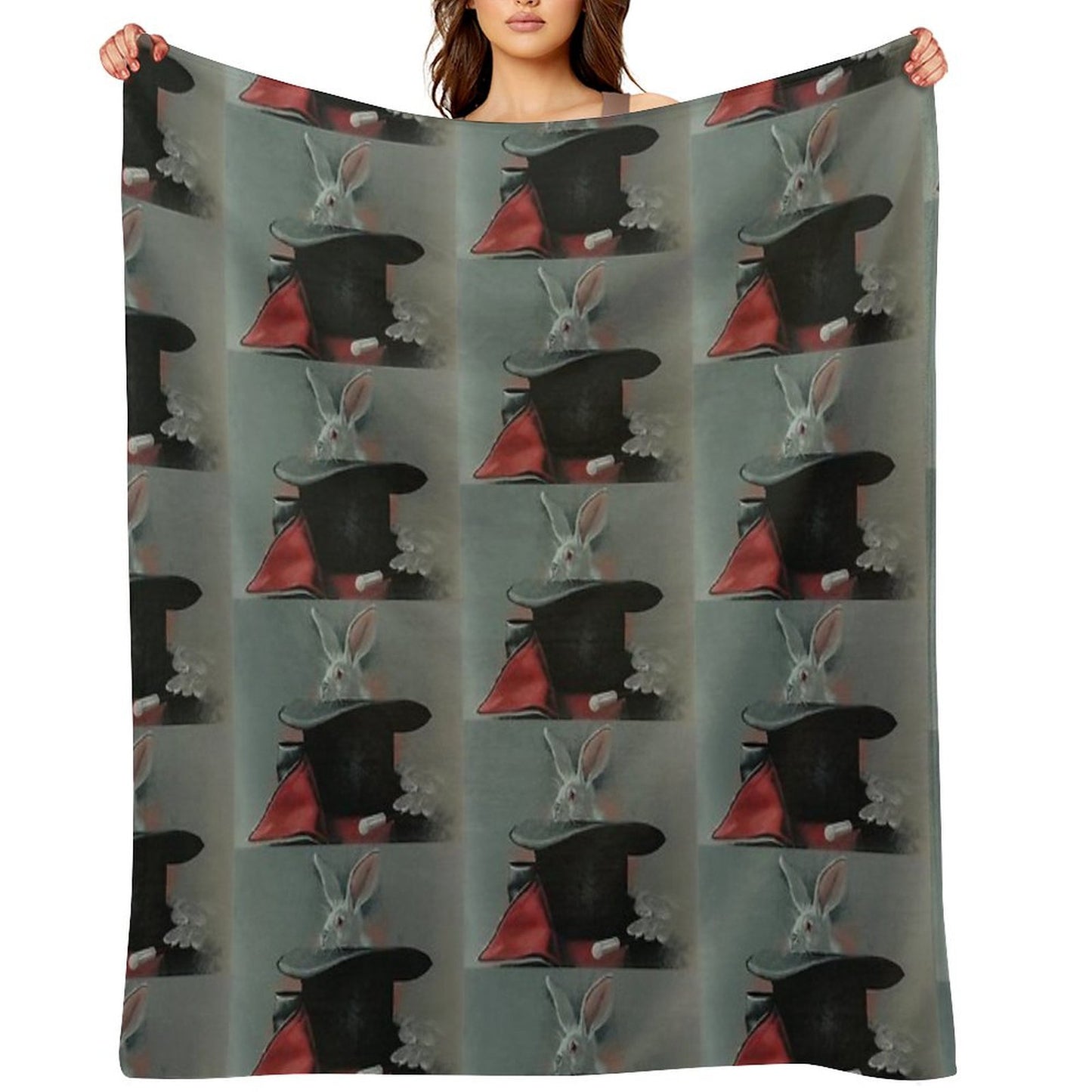 The Magician's Wares Throw Blanket