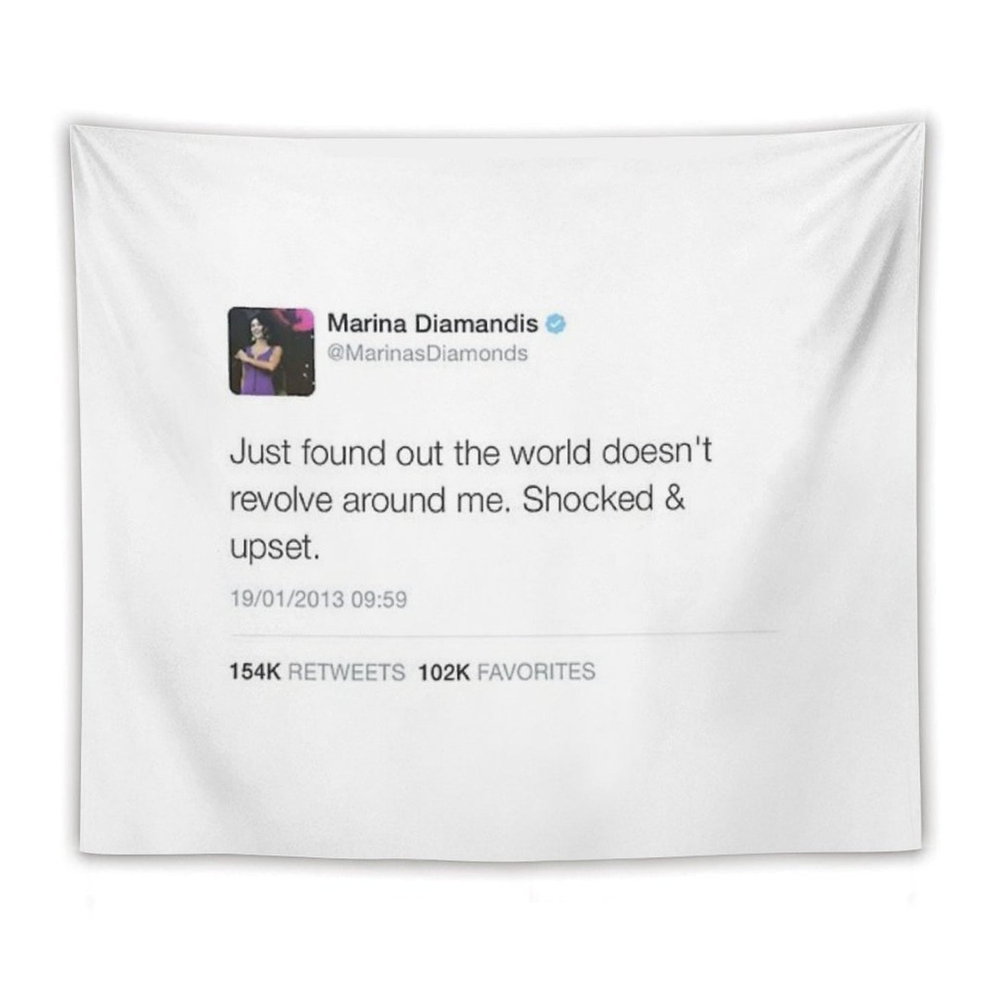 Marina And The Diamonds Tweet Tapestry Tapestry