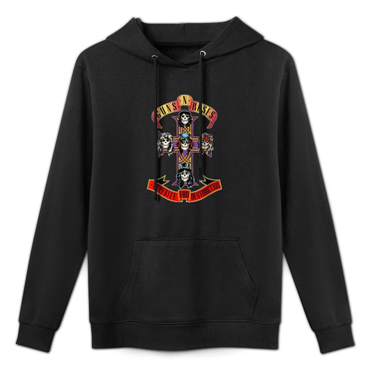 Guns N Roses Official Cross Medium-Weight Fabric Hoodie