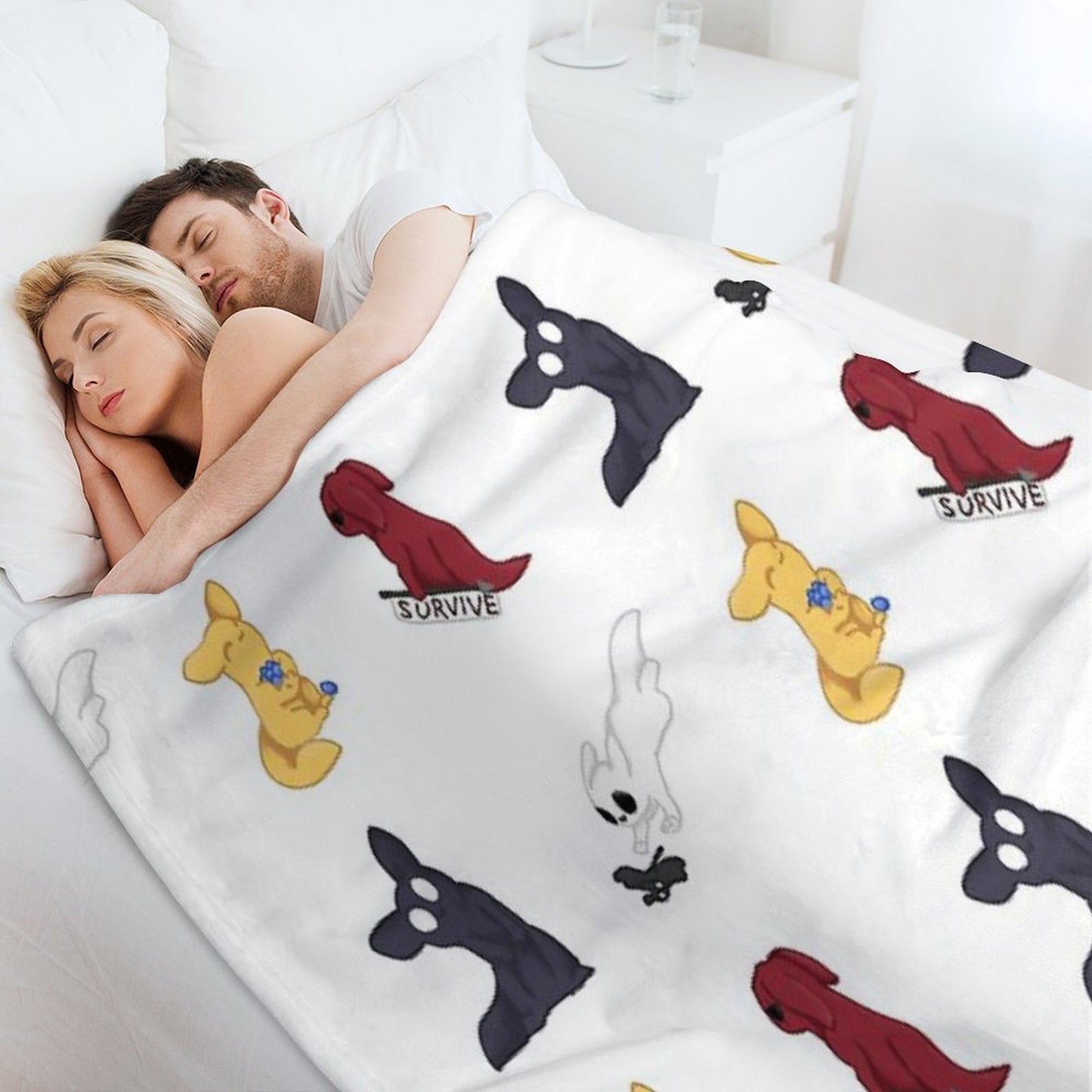 Rain World Slugcats Throw Blanket