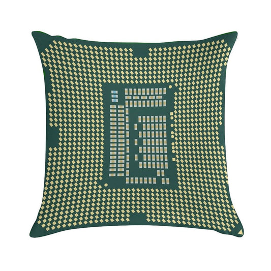 Intel Core CPU Processor Bottom Soft Warmth Comfort Throw Pillow