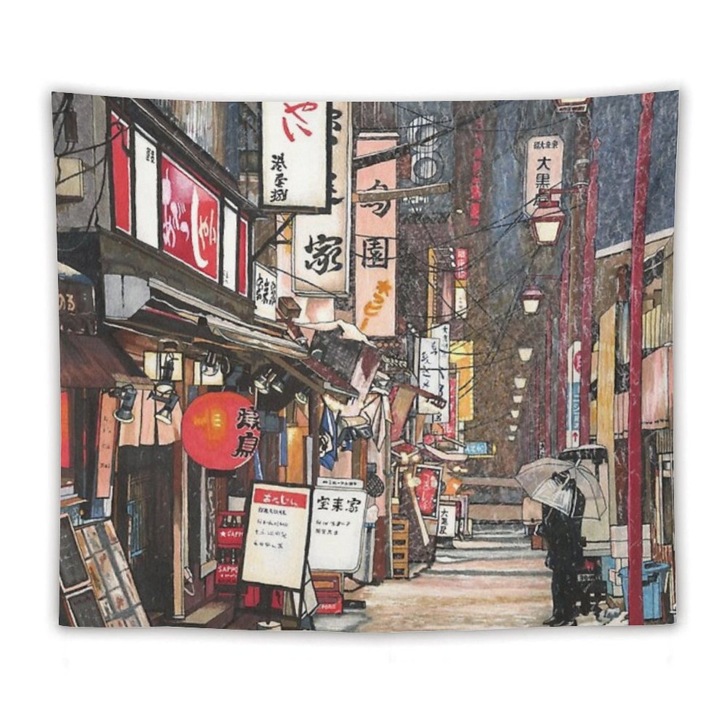 Lights in The Snow Tapestry