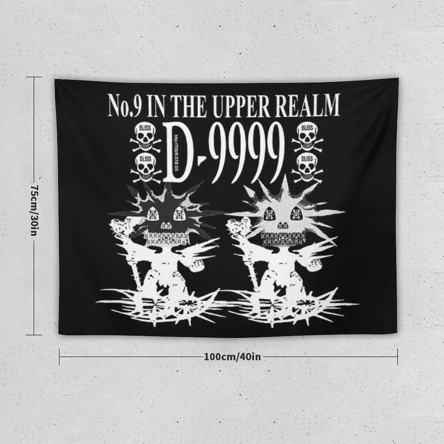Drain Gang No.9 IN THE UPPER REALM INV Tapestry
