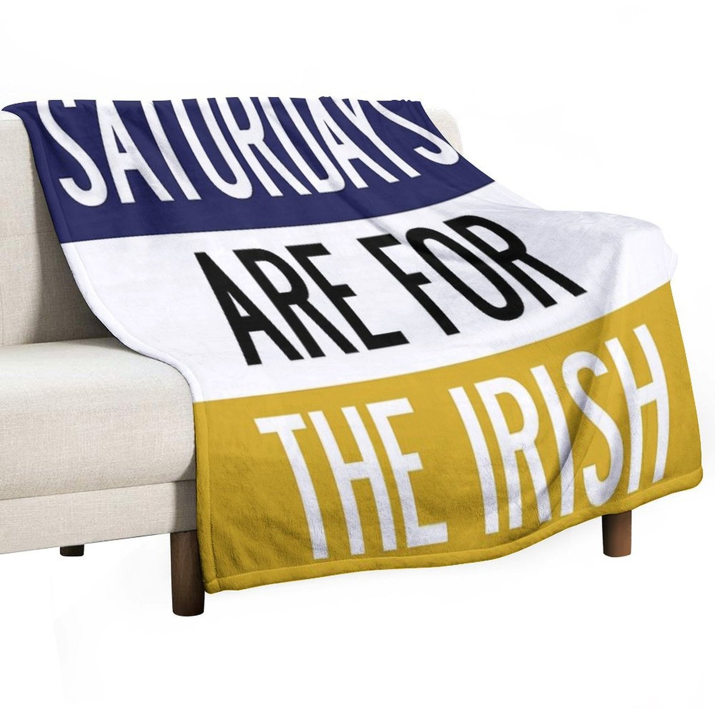 Saturdays Are for The Irish Throw Blanket