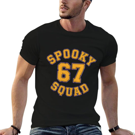 Funny Spooky Squad 67 Kids Adult Halloween 67 Haunted by 67 Premium Tri-Blend Affordable Price T-Shirt
