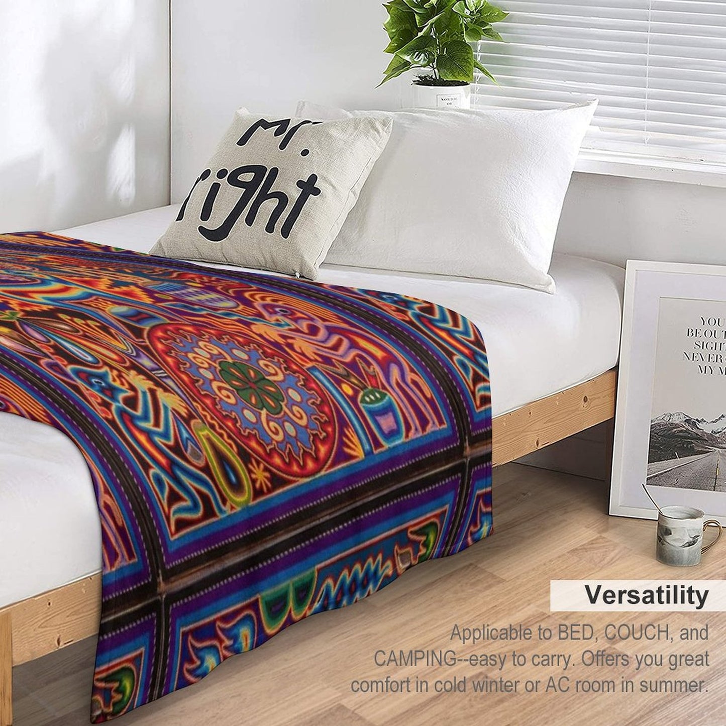 Huichol Throw Blanket