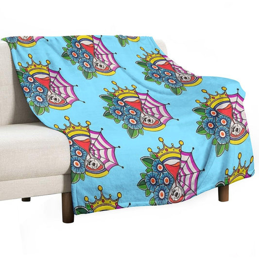 Time Is King Throw Blanket