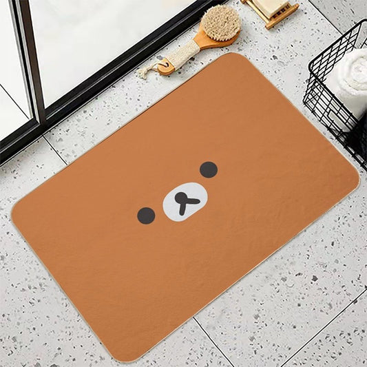 Rilakkuma Bear Face Bath Mat