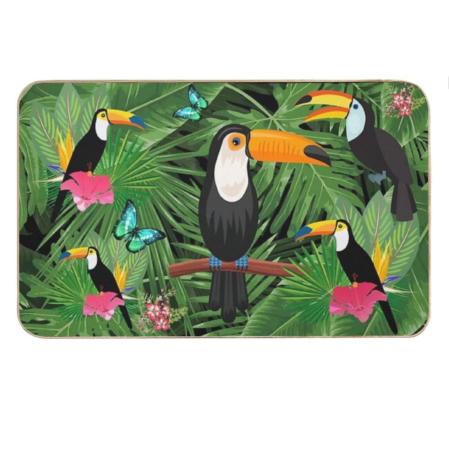 Toucan Tropic Bath Mat