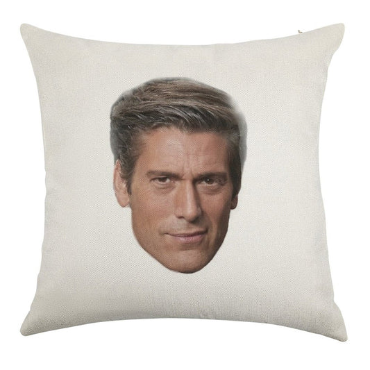 David Muirhead Linen Throw Pillow Cover