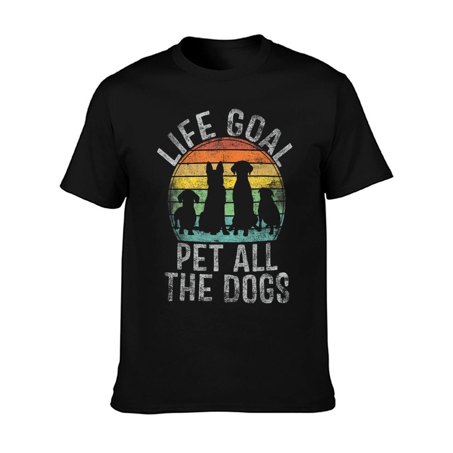 Life Goal Pet All The Dogs Shirt For Women Kids Funny Dog T-Shirt