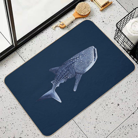 WHALE SHARK-Rhincodon Typus Bath Mat
