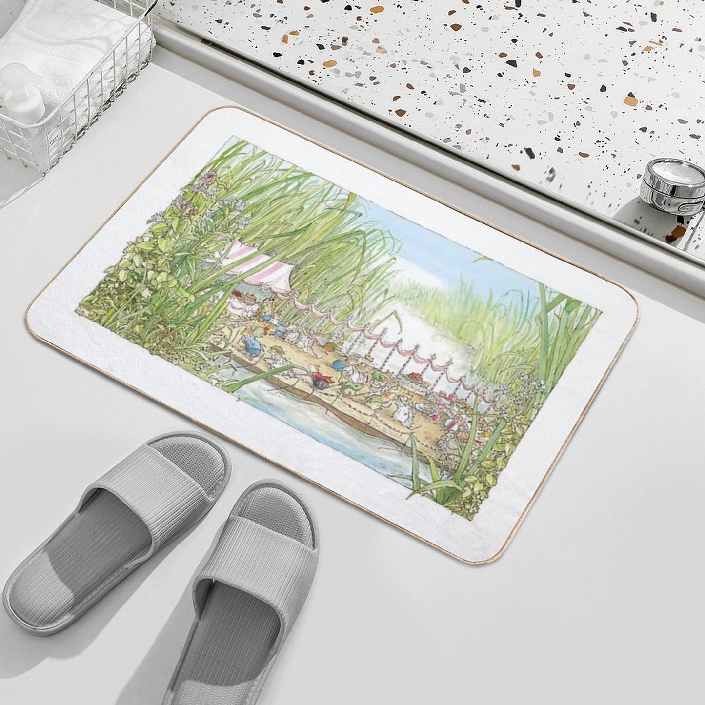 The Wedding Party Bath Mat