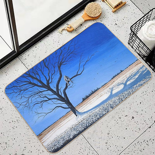 Frosty Stain-Proof Bath Mat