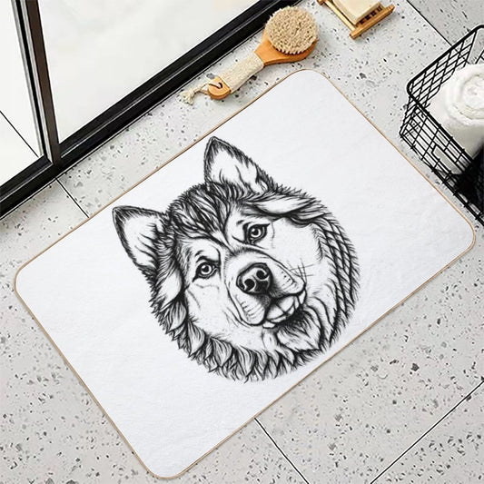 Akita Inu Multi-Purpose Bath Mat