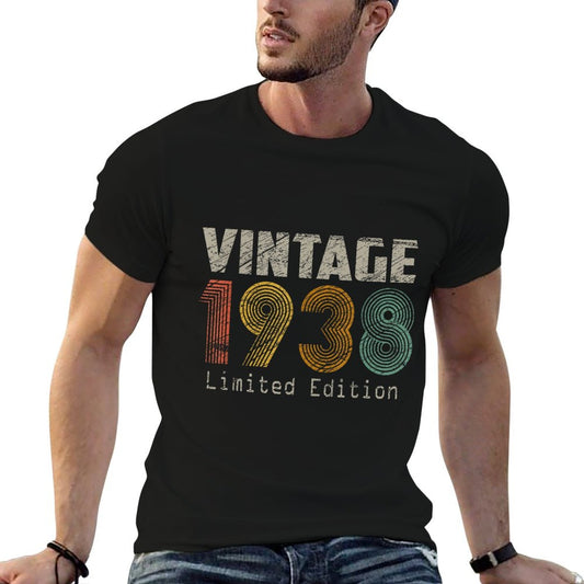 Vintage 1938 87th Birthday Gifts 87 Year Old For Men Women T-Shirt