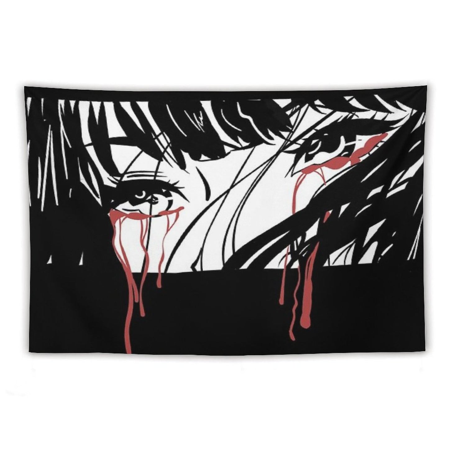 Crying Girl Tapestry