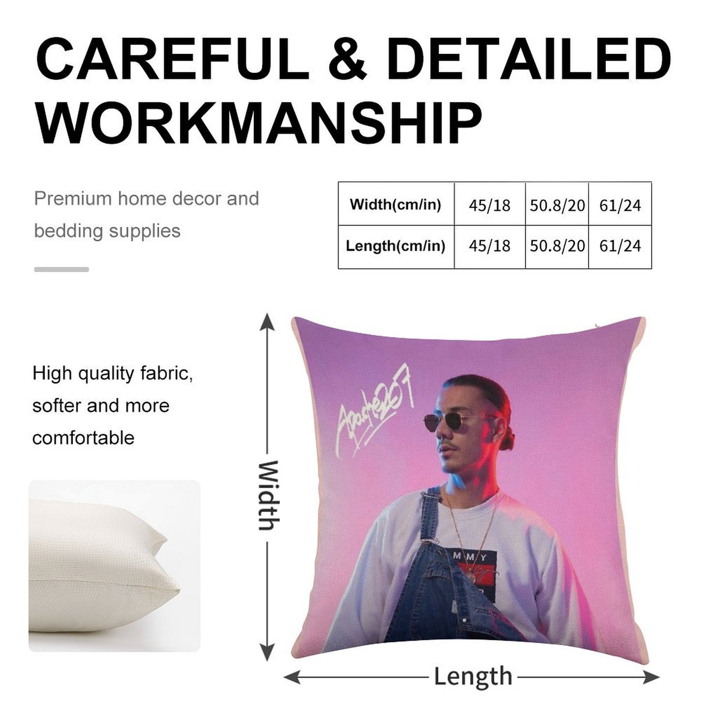 Apache Linen Throw Pillow Cover