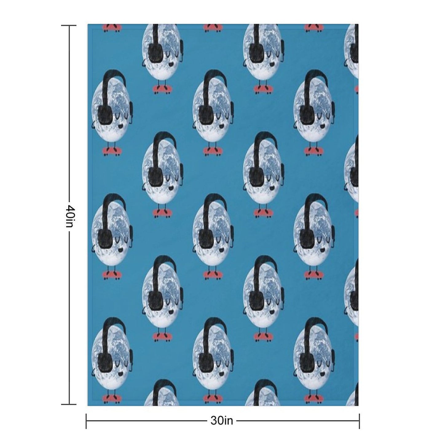 World Music Throw Blanket