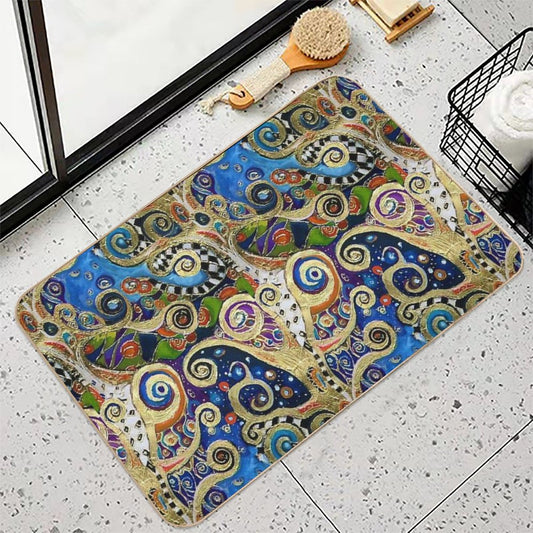 The Changing Seasons of Klimt Bath Mat