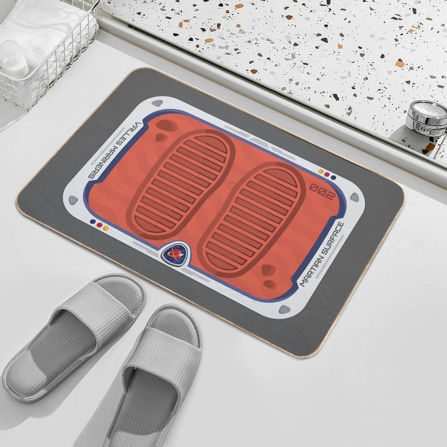 Mars Landing Bath Mat