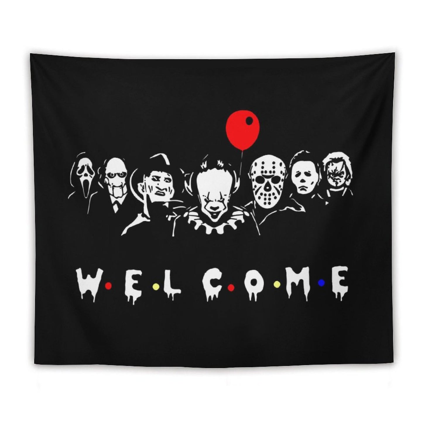 Halloween Welcome Tapestry