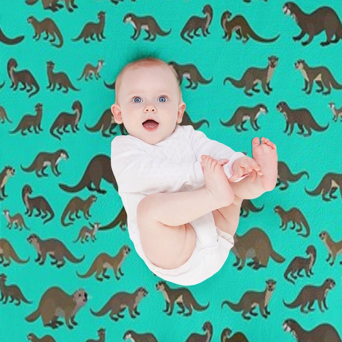 Know Your Otters Throw Blanket