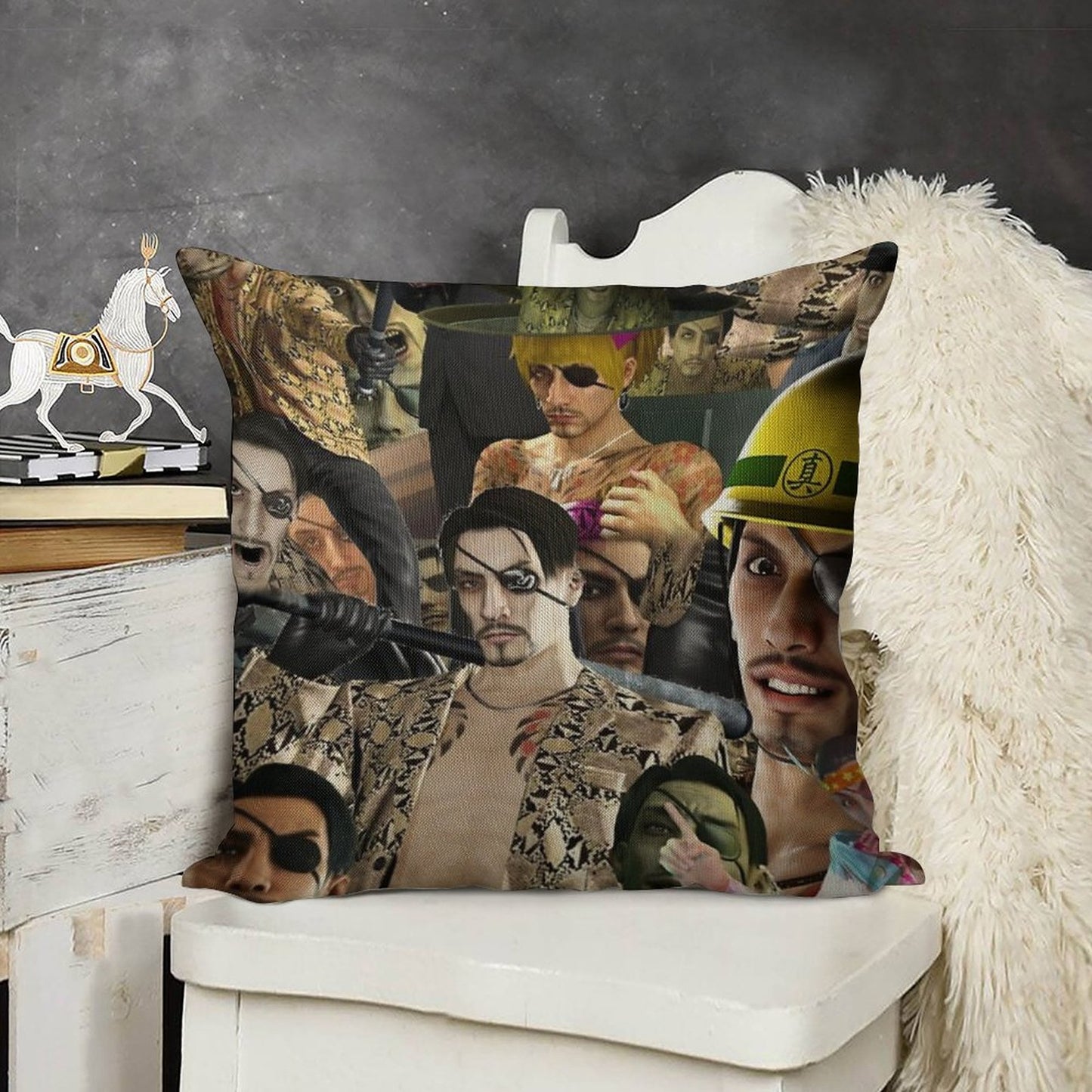 Majima Everywhere Linen Throw Pillow Cover