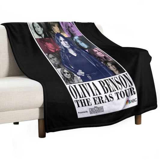 Olivia Benson Eras Tour Throw Blanket