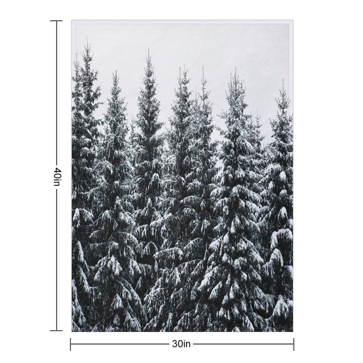 The White Bunch Misty Moody Foggy Milky Winter Wonderland Forest With Cascadia Trees Covered In Magic Fog Throw Blanket
