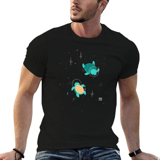 Space Turtles Slim-fit Cut T-Shirt