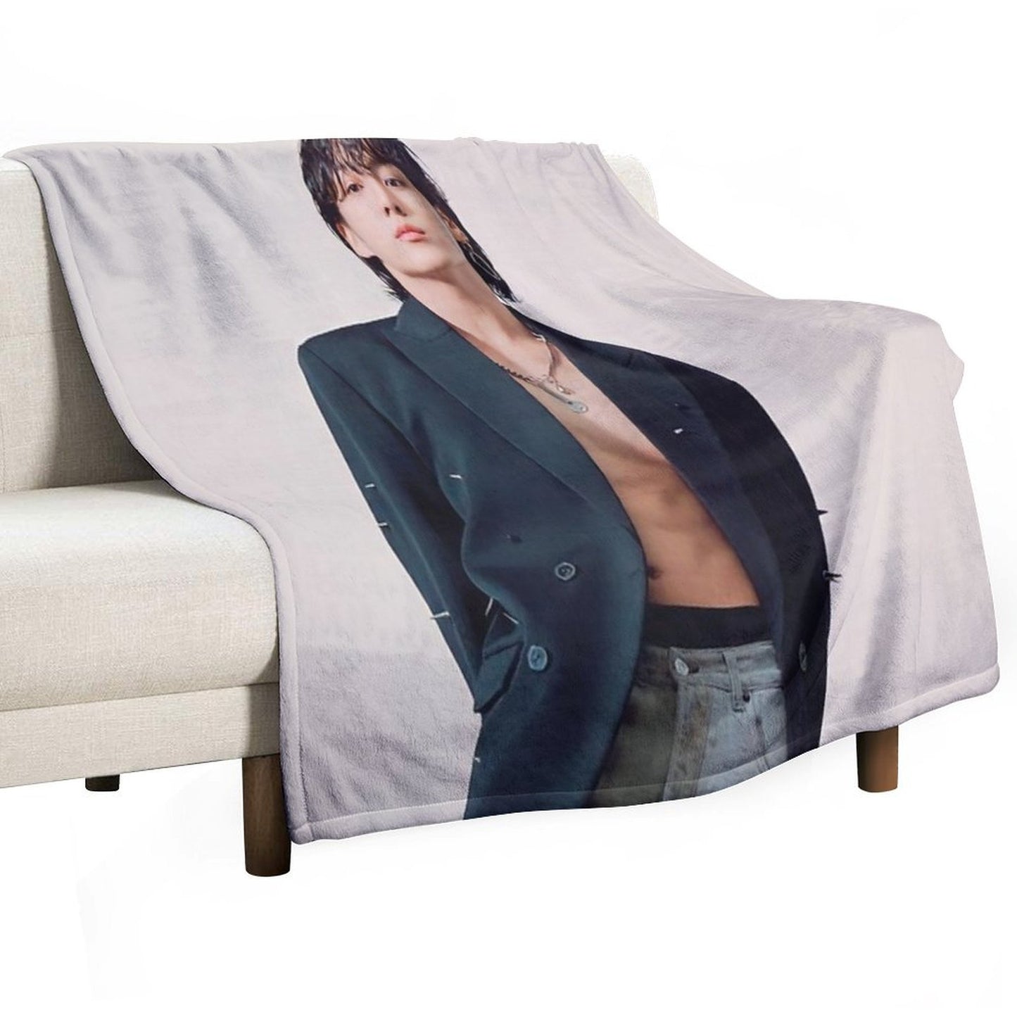 Bts Jungkook Throw Blanket