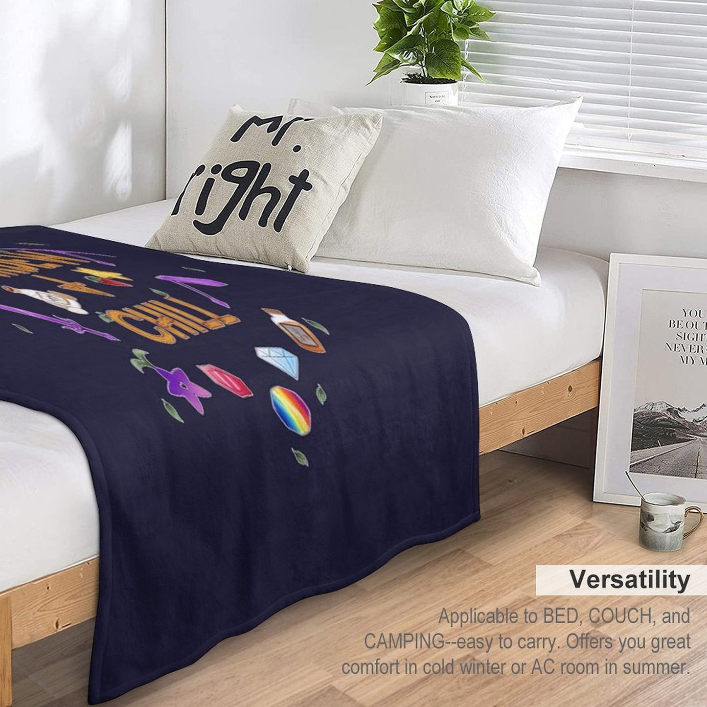 Stardew And Chill Throw Blanket