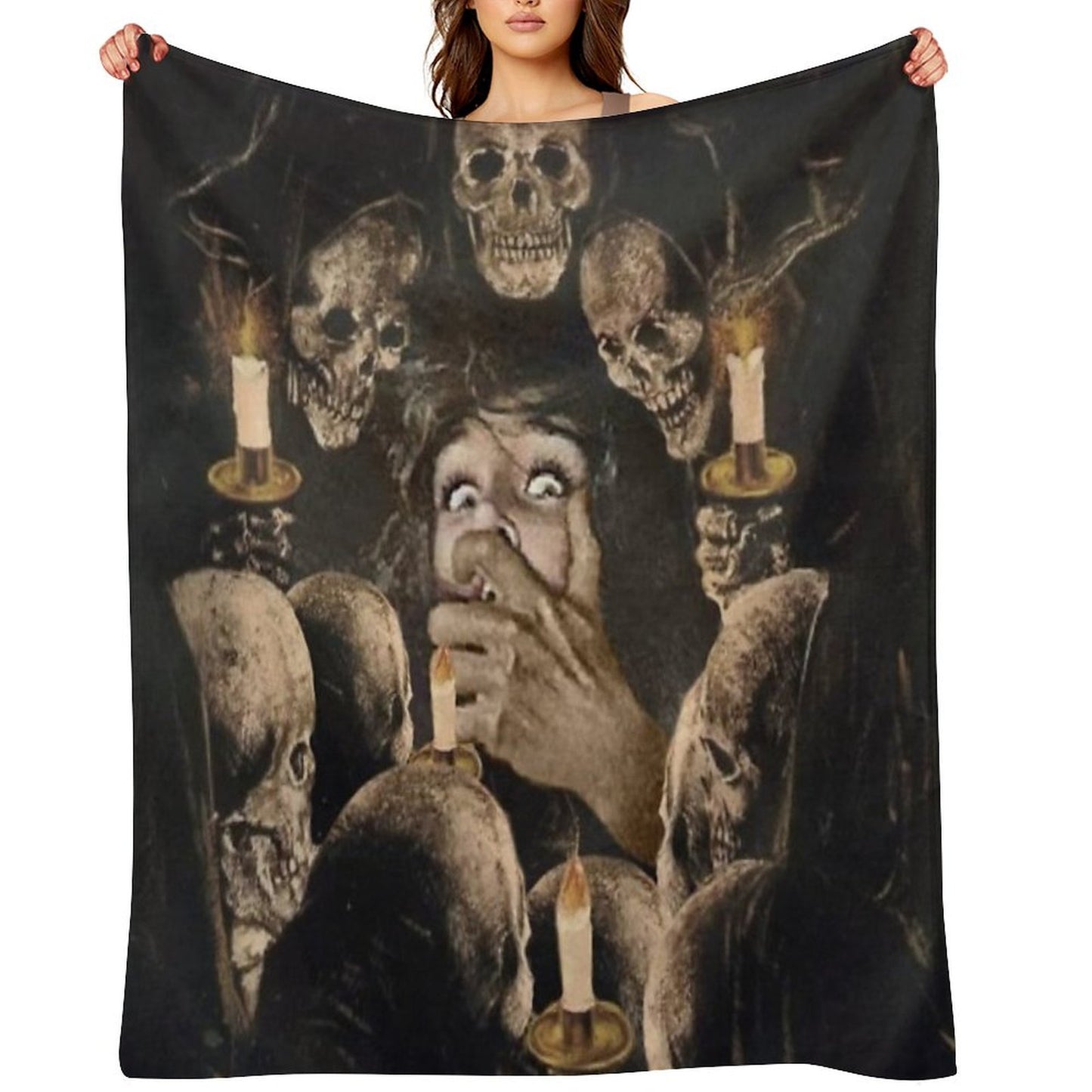 DARK VIGIL⠀ Throw Blanket
