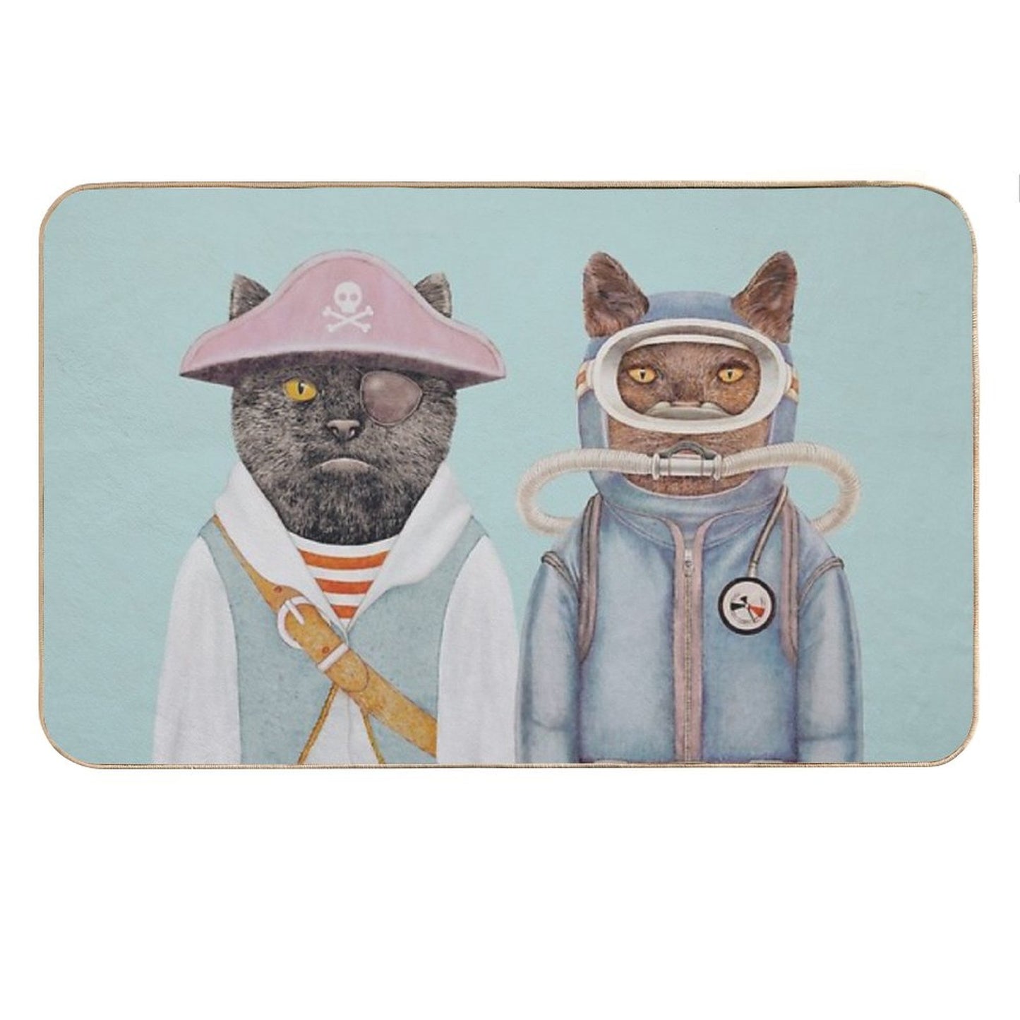 Aquatic Cats Bath Mat