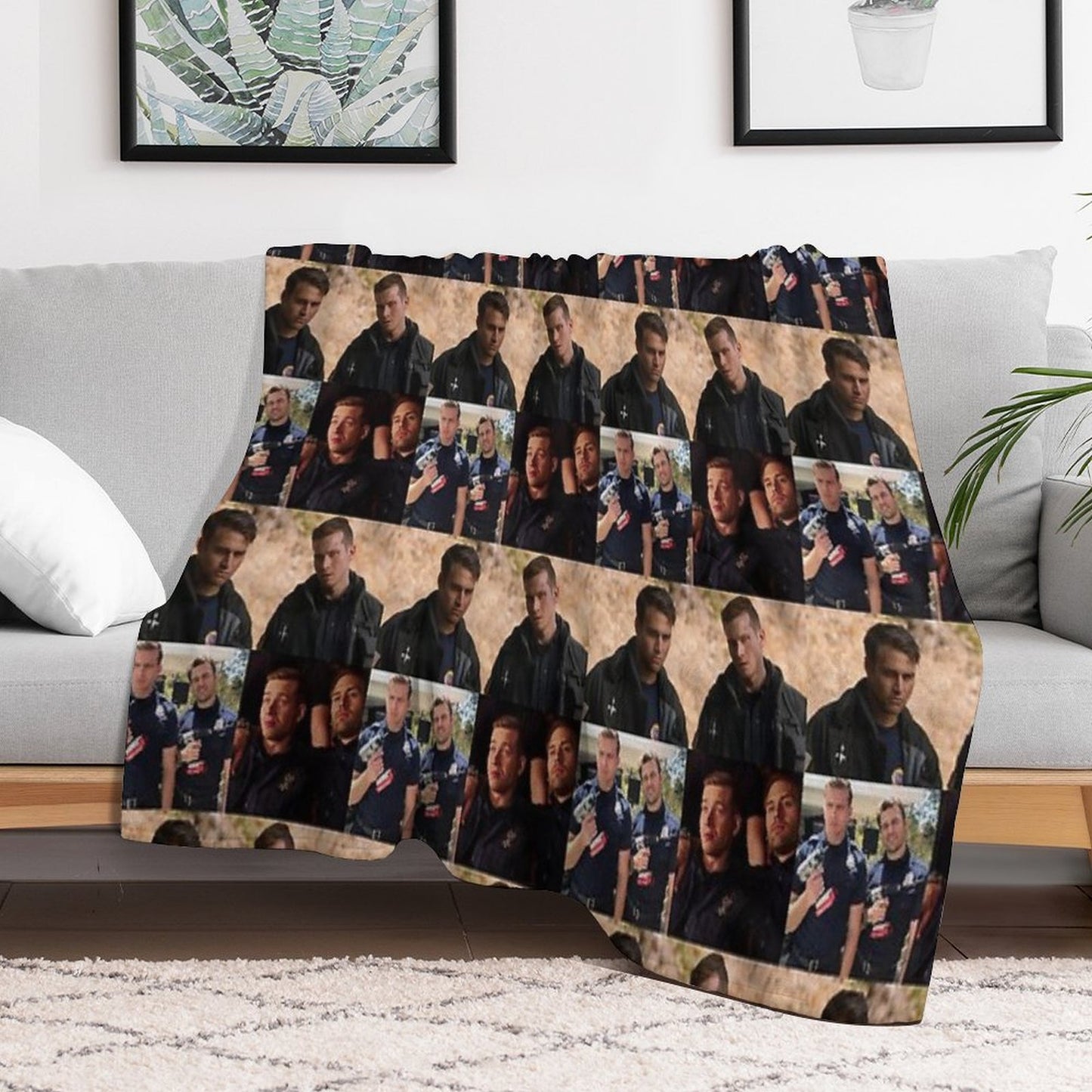 Buddie Collage Throw Blanket