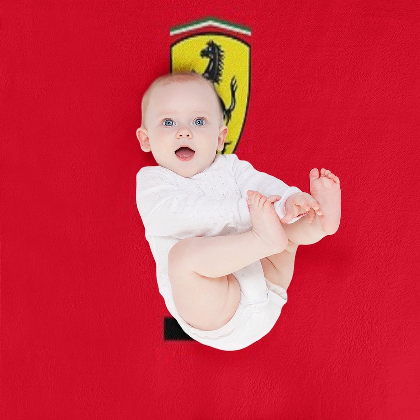 Ferrari Charles Leclerc F1 2025 Throw Blanket