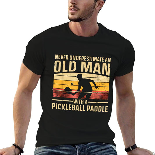 Cool Pickleball Art For Men Women Paddle Pickleball Player T-Shirt