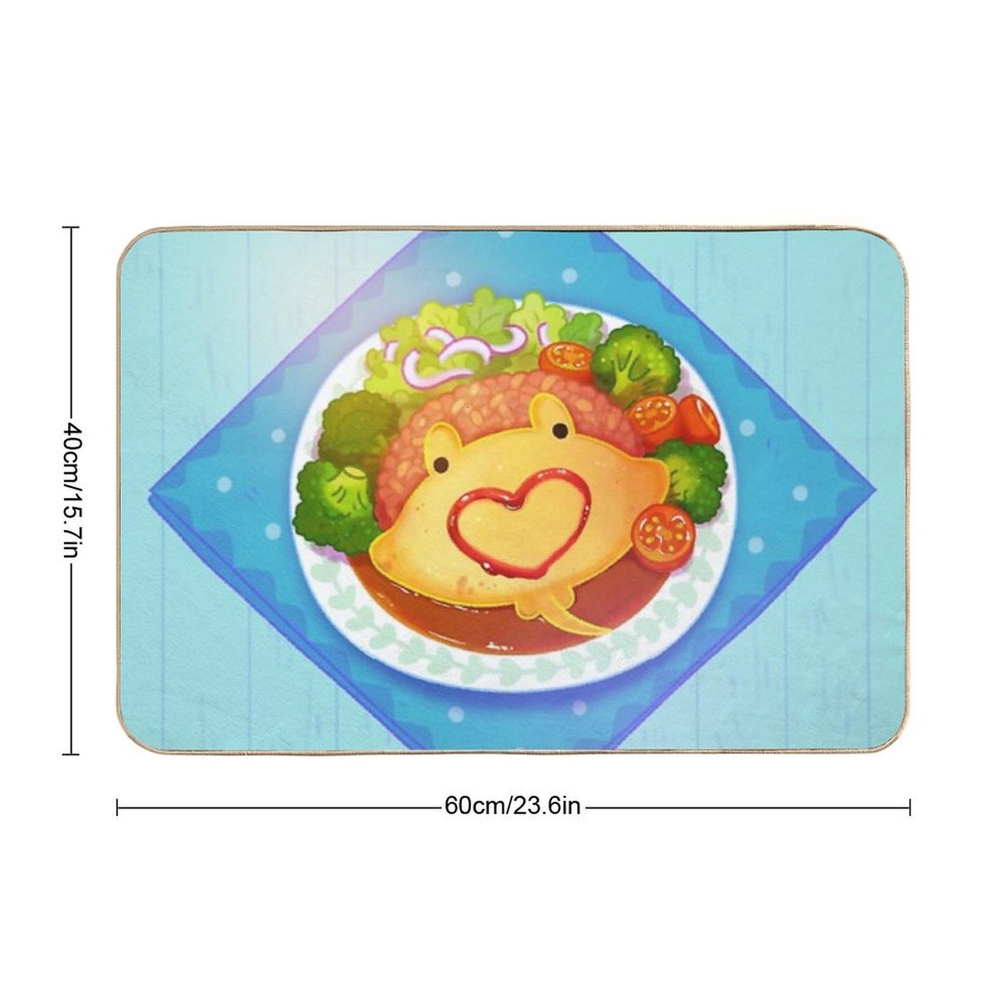 Sea Omurice Eco-Friendly Bath Mat