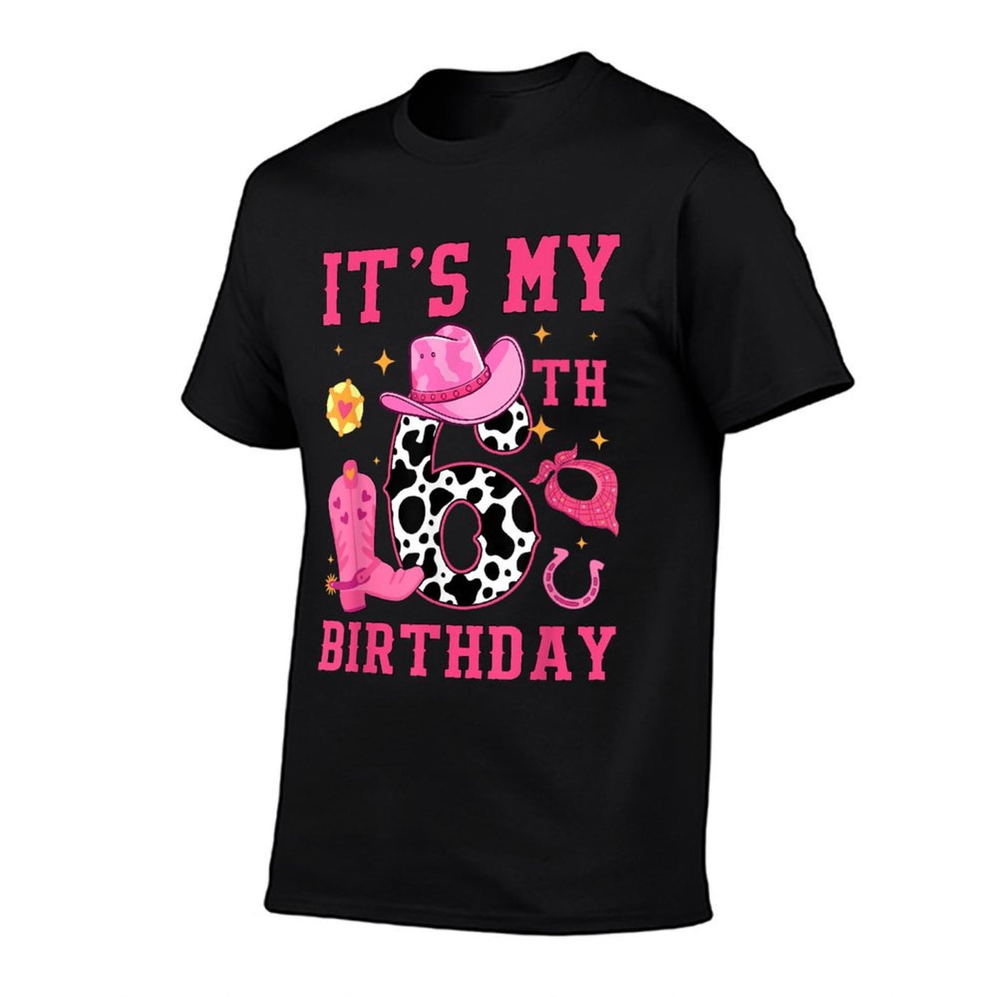 It's My 6th Birthday Rodeo Western Cowgirl 6 Years Old T-Shirt