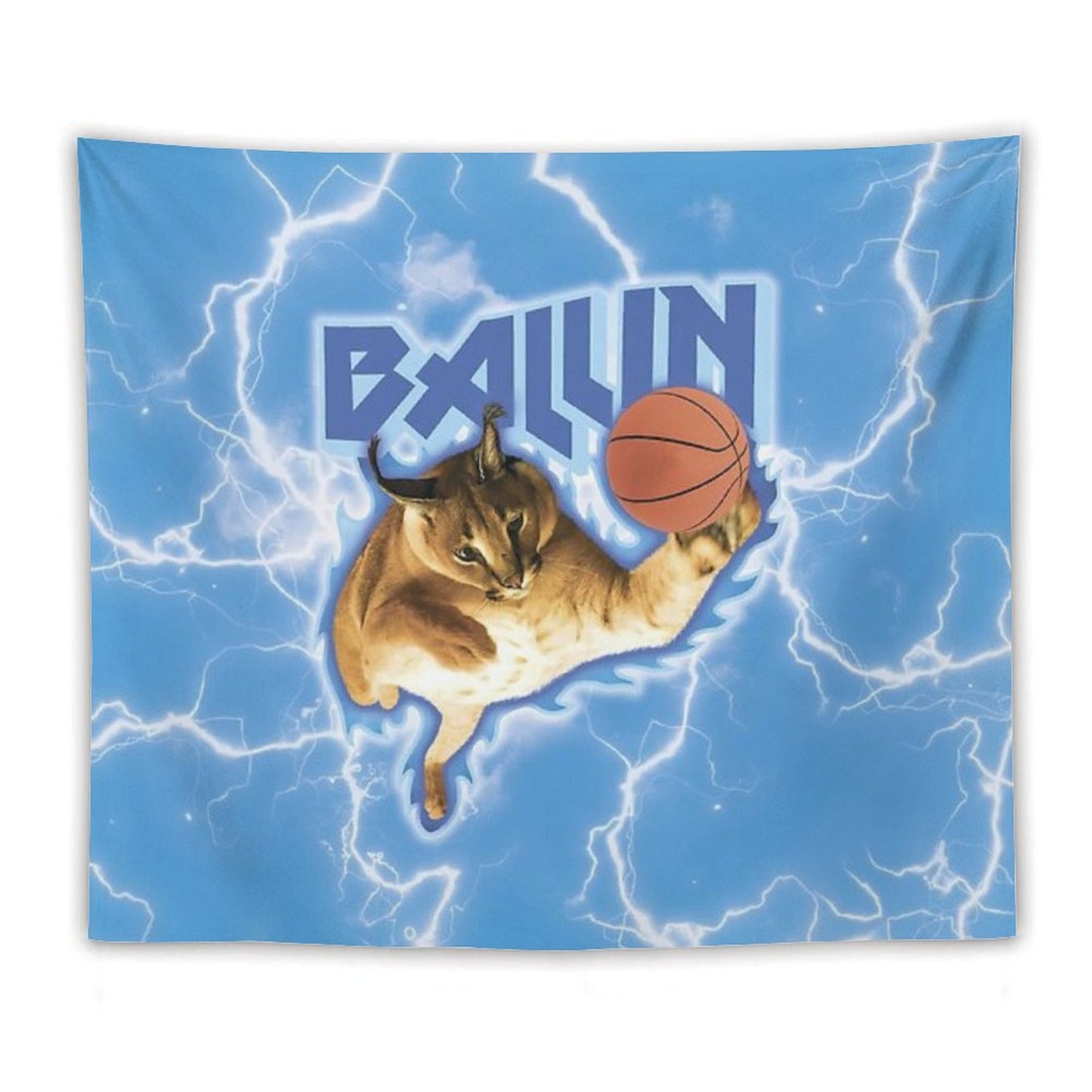 BIG FLOPPA BALLING FLAG Tapestry