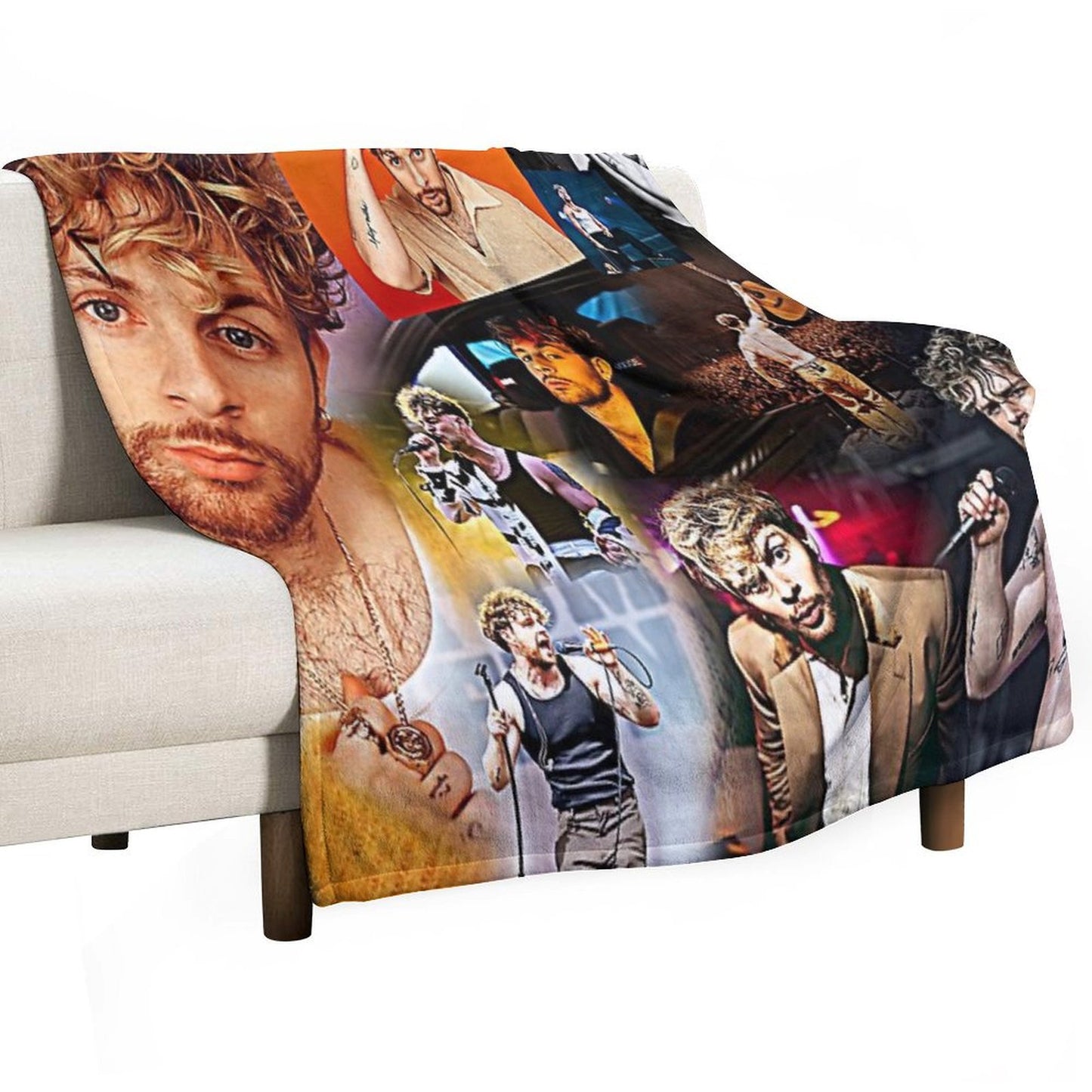 Tom Grennan Throw Blanket