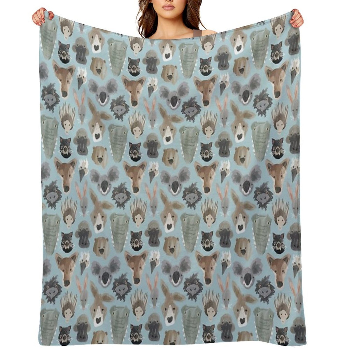 Dusky Outback Throw Blanket