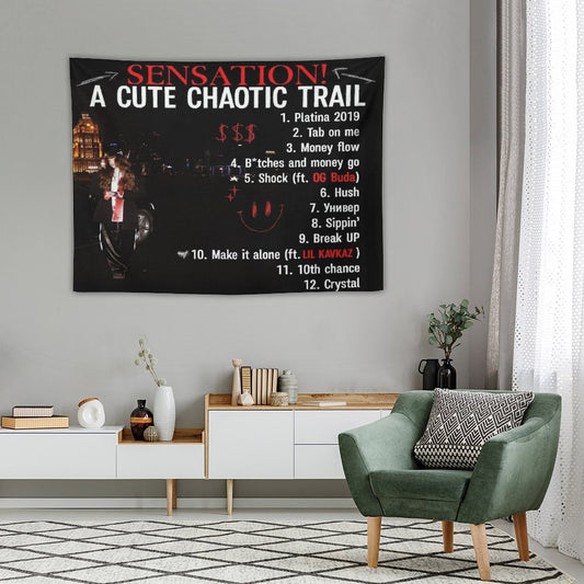 SENSATION! A Cute Chaotic Trail Tapestry