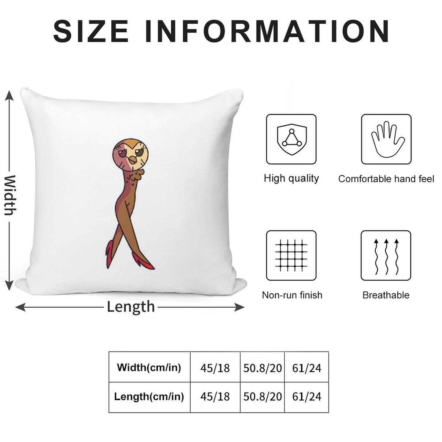 Sassy Hooty Soft Luxury Feel Throw Pillow