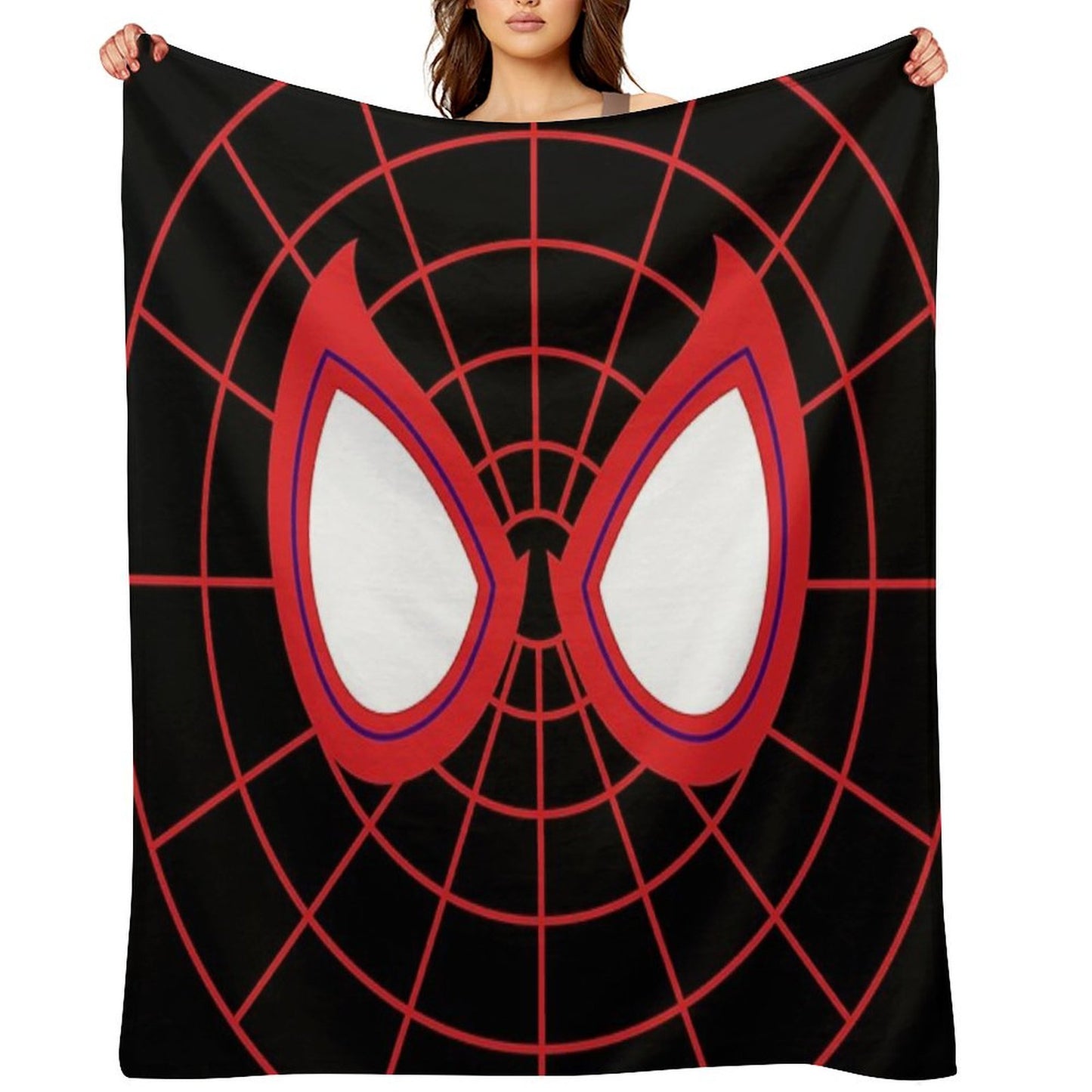 Miles Morales Eyes Throw Blanket