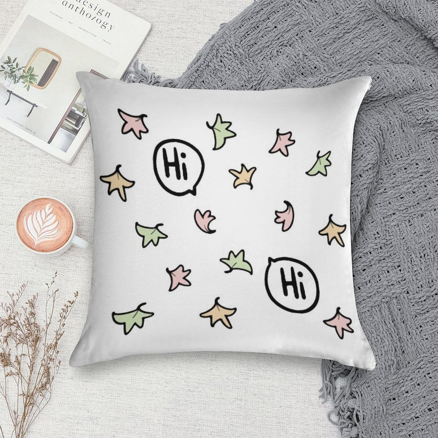 Heartstopper - Charlie And Nick - Hi Soft Ultra-Soft Texture Throw Pillow