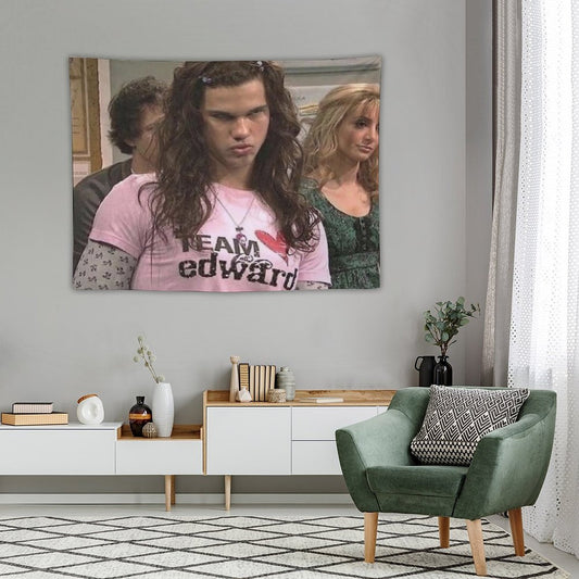 Team Edward-- Jacob Tapestry