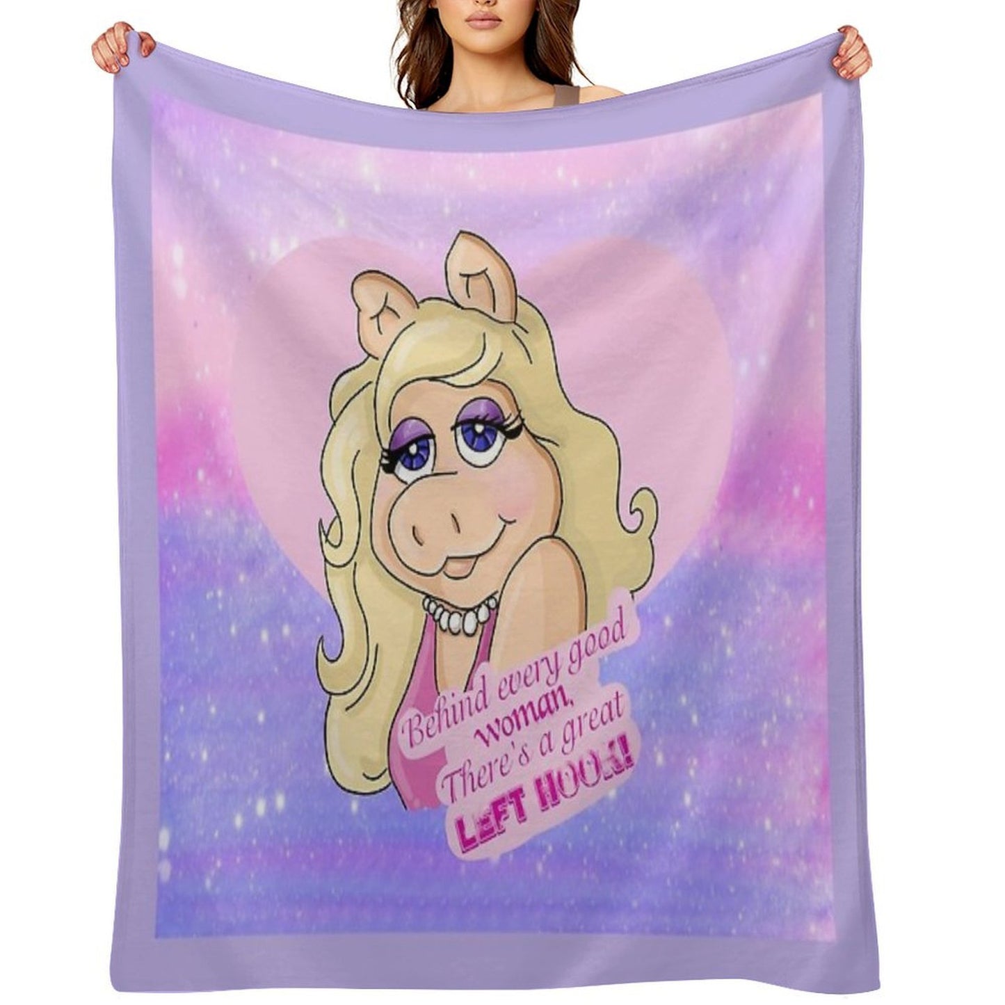 Miss Piggy Throw Blanket